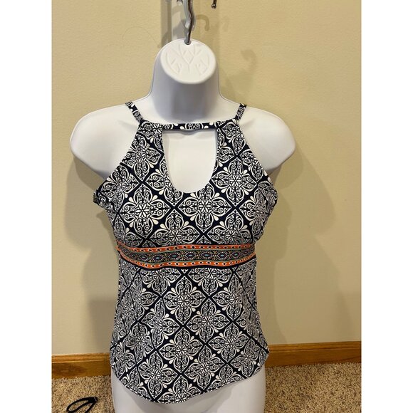 La Blanca Other - Women's La Blanca Blue Mandala Tankini Top Ladies Size 6